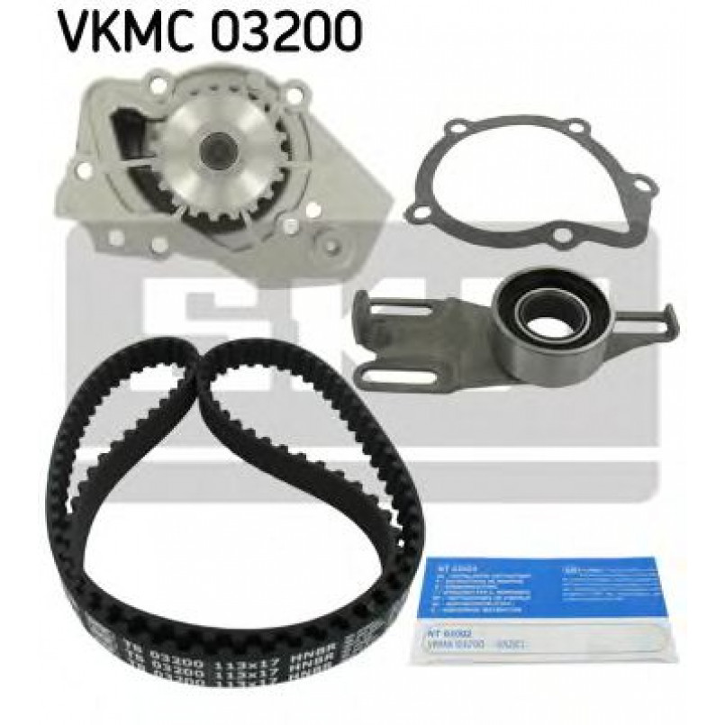 VKMC 03200 SKF - Насос охолоджуючої рідини + комплект зубчатого ремня